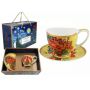 Filiżanka Big Vanessa Carmani 350ml ze spodkiem - V. van Gogh, Czerwone maki i stokrotki - 2